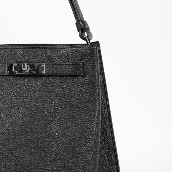 Hermes So Kelly 22 Black Togo Leather Shoulder Bag - Picture 7 of 14